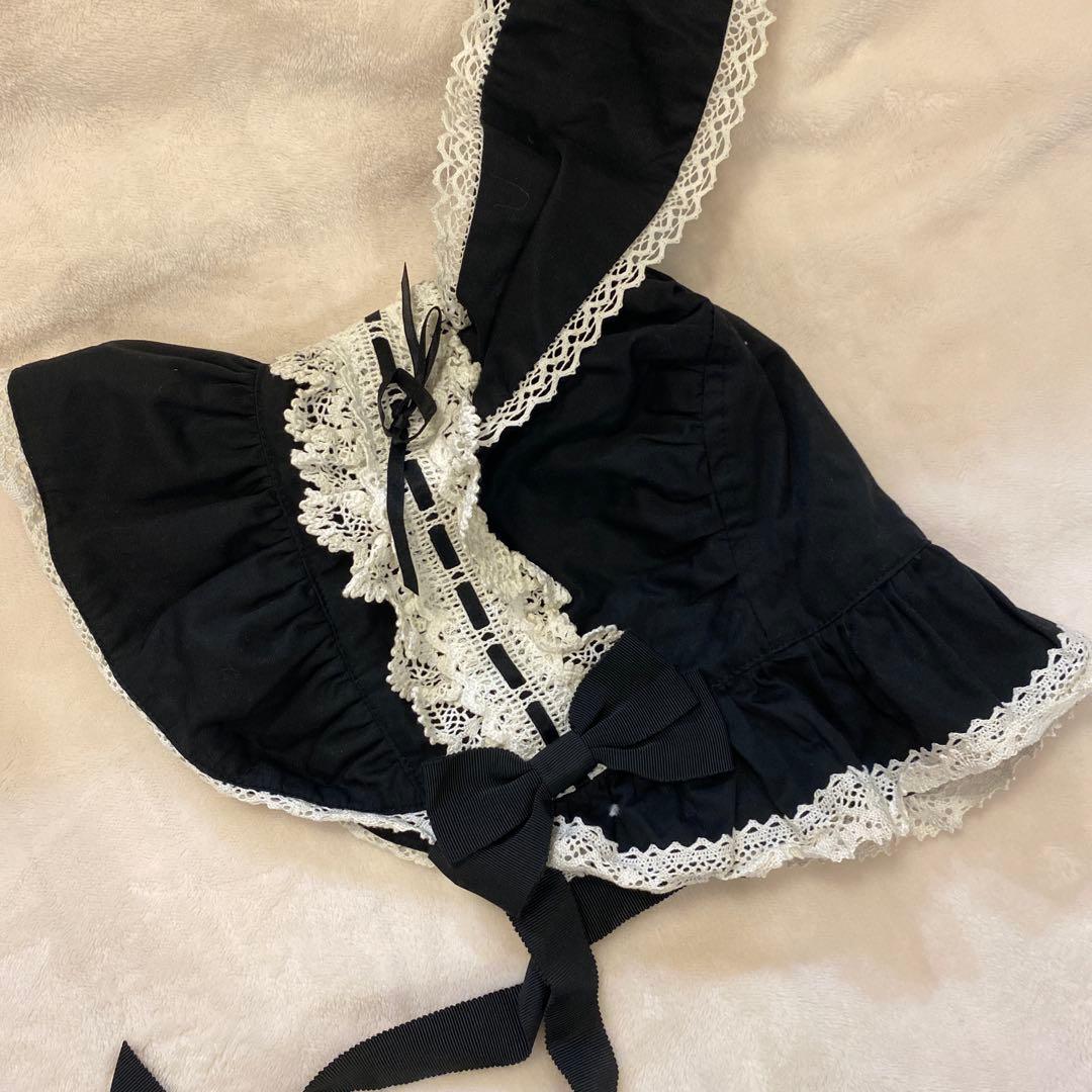 ベイビーザスターズシャインブライト　ウサ耳ボンネット