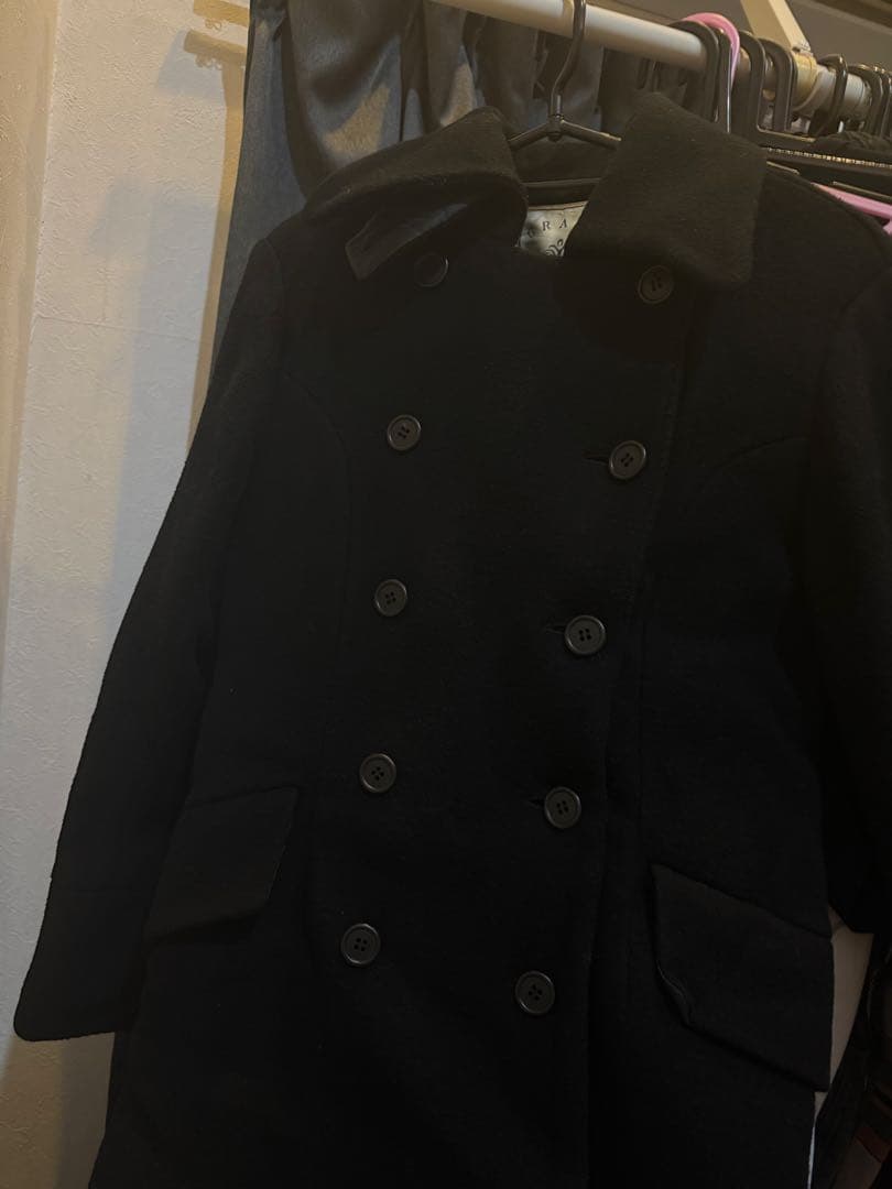 スーパーロングコート　ブラック