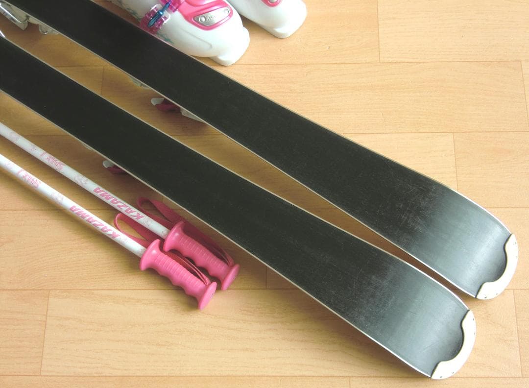 ■■1月限定■送料無料■ロシニョール■子供用スキー4点セット■板120靴22■■