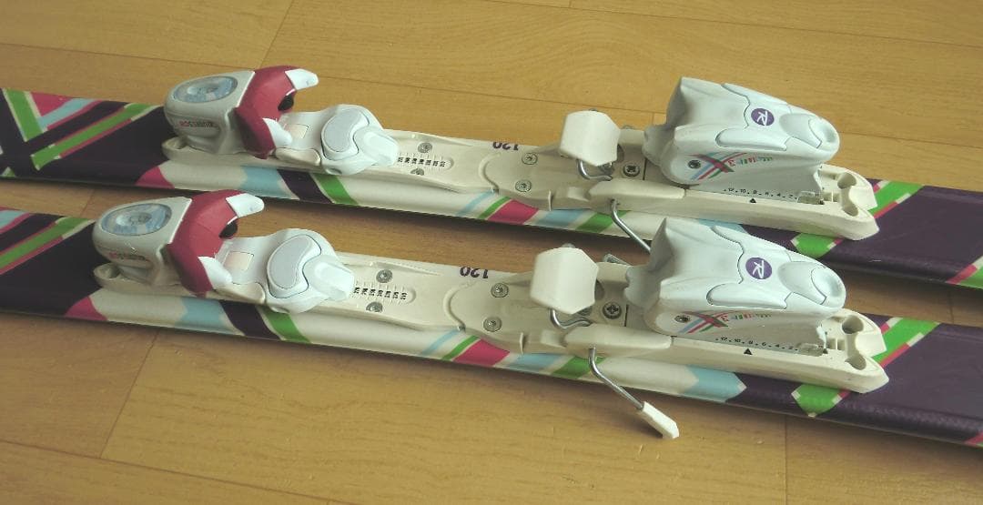 ■■1月限定■送料無料■ロシニョール■子供用スキー4点セット■板120靴22■■