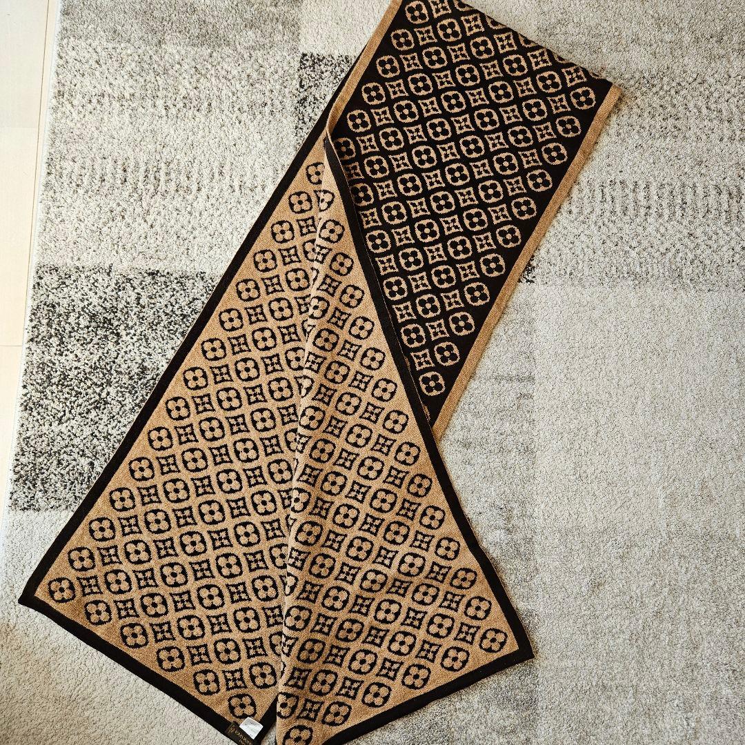 ルイヴィトン カシミヤ100% モノグラムマフラー リバーシブル/ストールバッグ