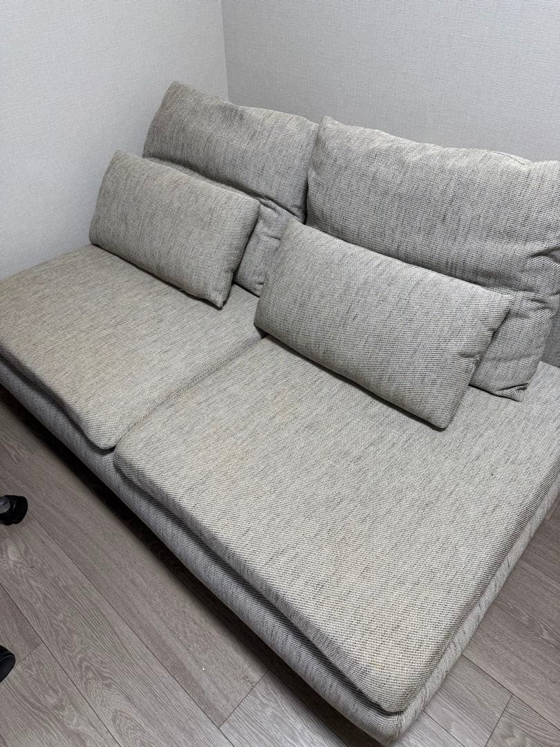 送料込【IKEA ソーデルハムンコンパクト　ソファ＋専用カバー セット】