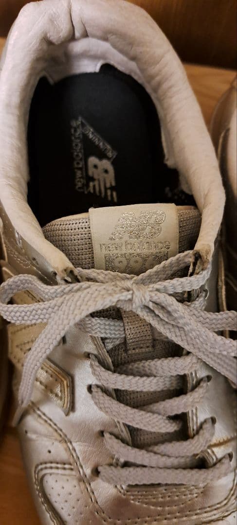 new balance　ゴールド シルバー スニーカー 2足セット996