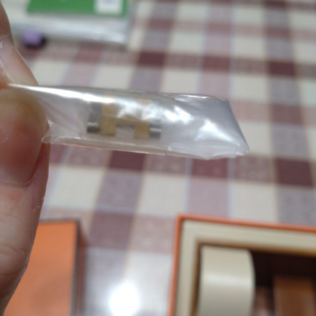 HERMES 腕時計 シルバー/ゴールド箱付き　電池切れ