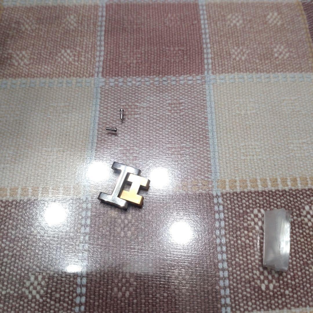 HERMES 腕時計 シルバー/ゴールド箱付き　電池切れ