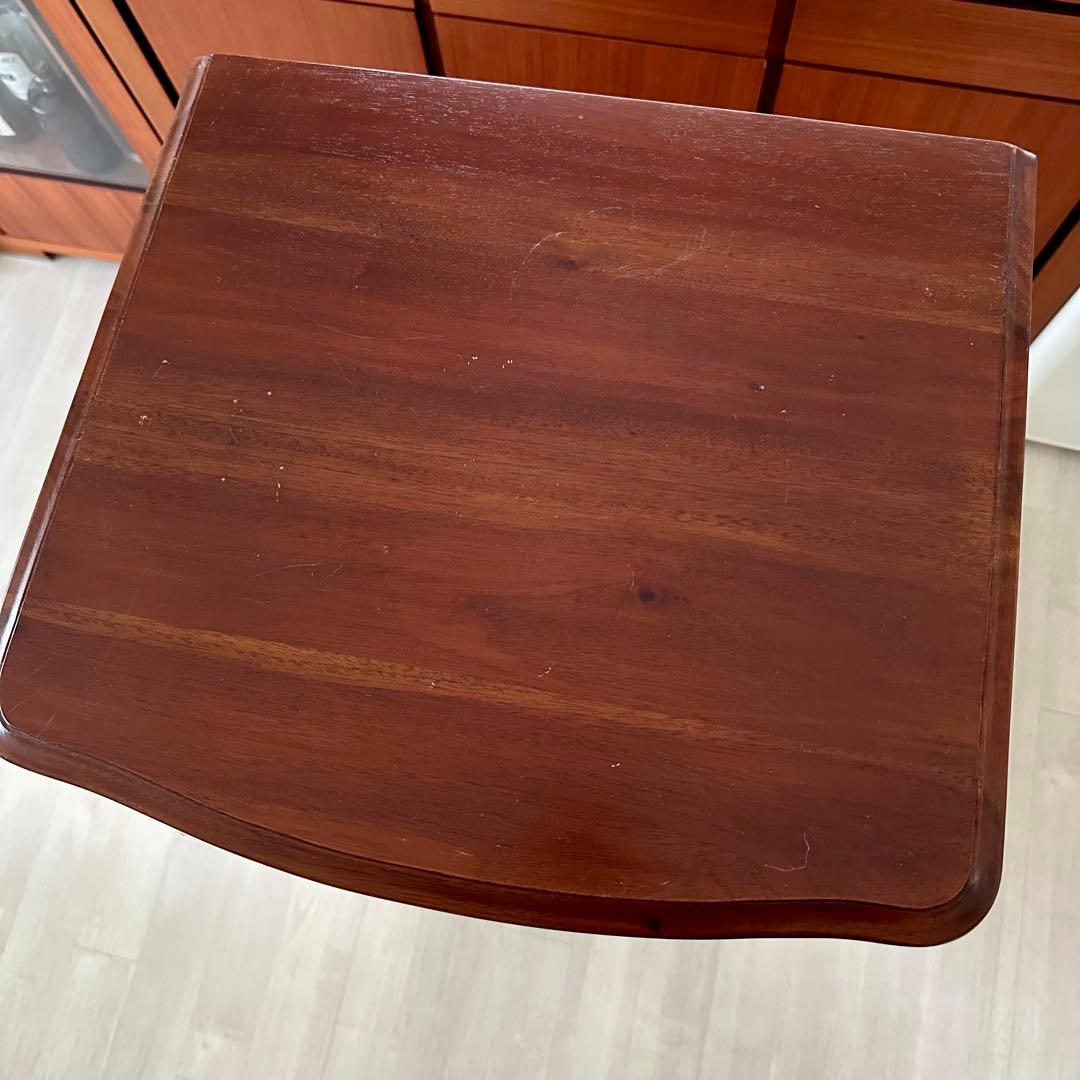 マホガニー　チェスト　6段 無垢材 ギギリビング 猫脚　木製 収納家具