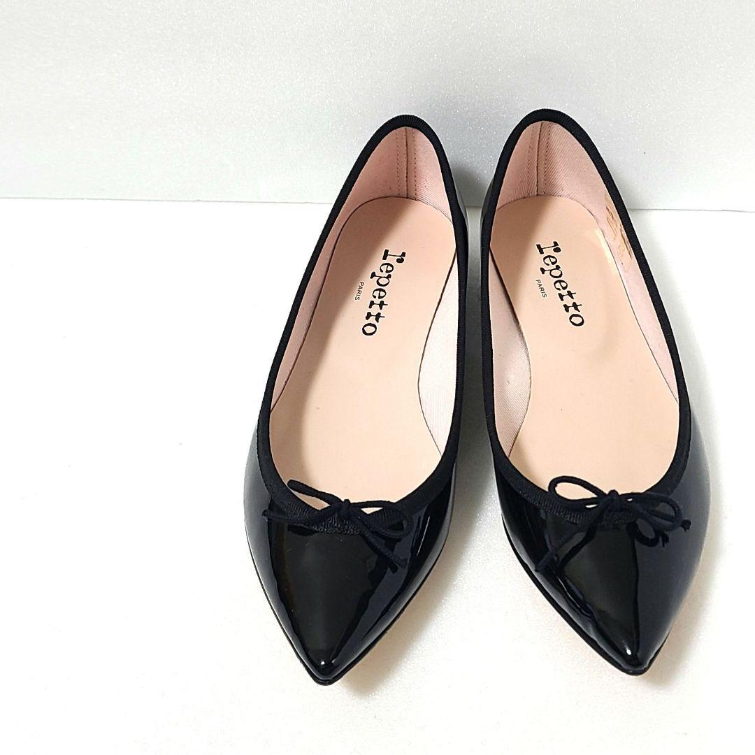 【極美品】レペット ブリジット パテントレザー バレエシューズ