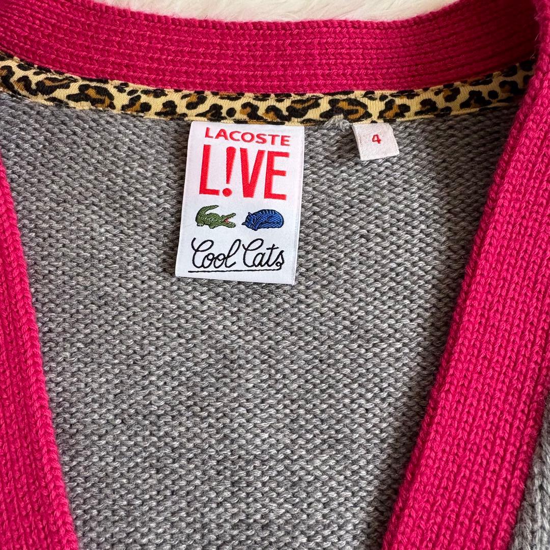 LACOSTE L!VE Cool Cats ラコステ　カーディガン　Mサイズ