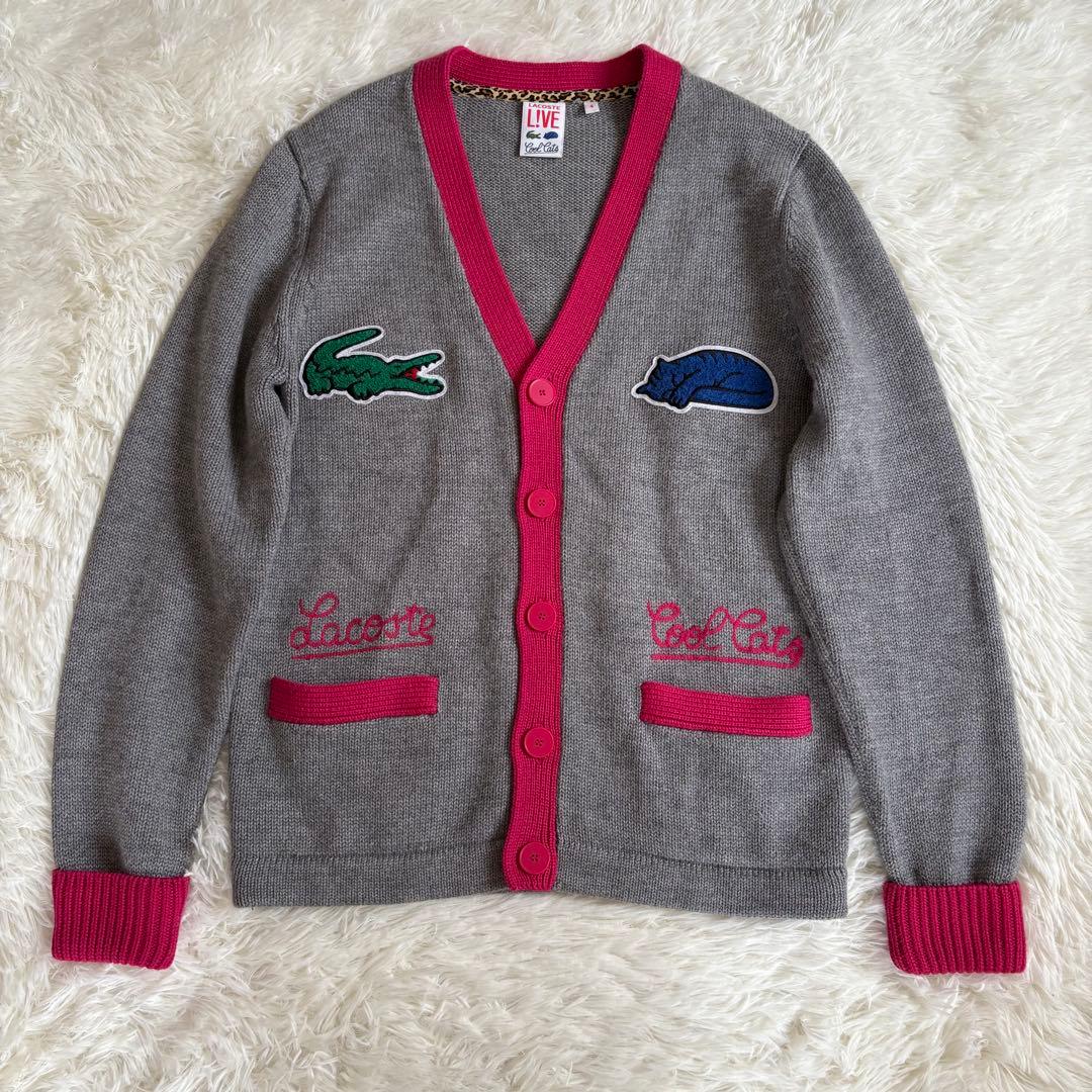 LACOSTE L!VE Cool Cats ラコステ　カーディガン　Mサイズ