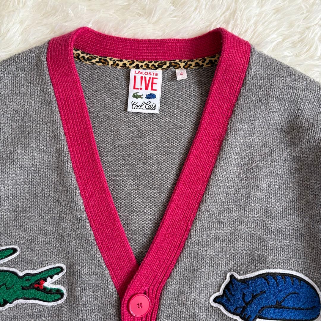 LACOSTE L!VE Cool Cats ラコステ　カーディガン　Mサイズ