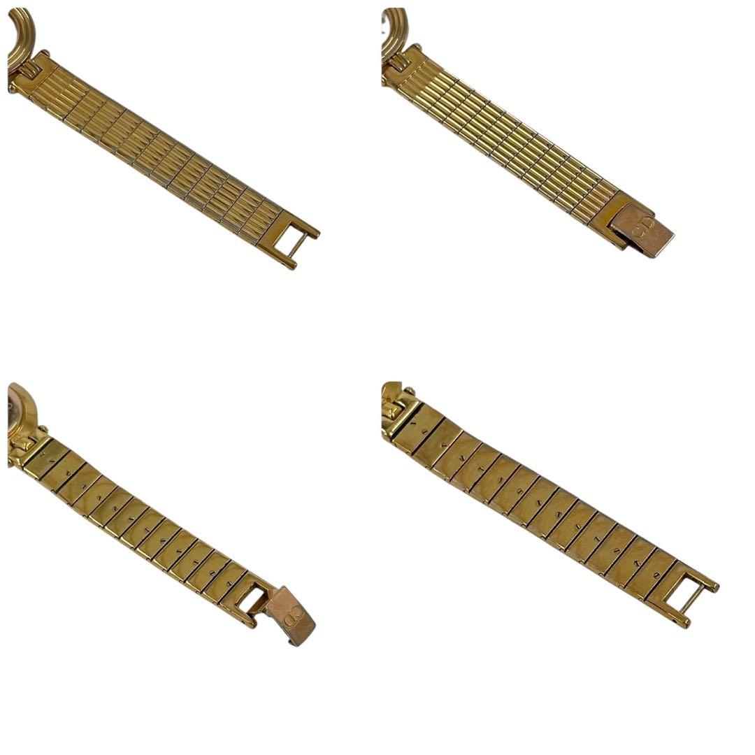 ディオール 腕時計　クオーツ　ゴールド　3051 レディース　ラウンド