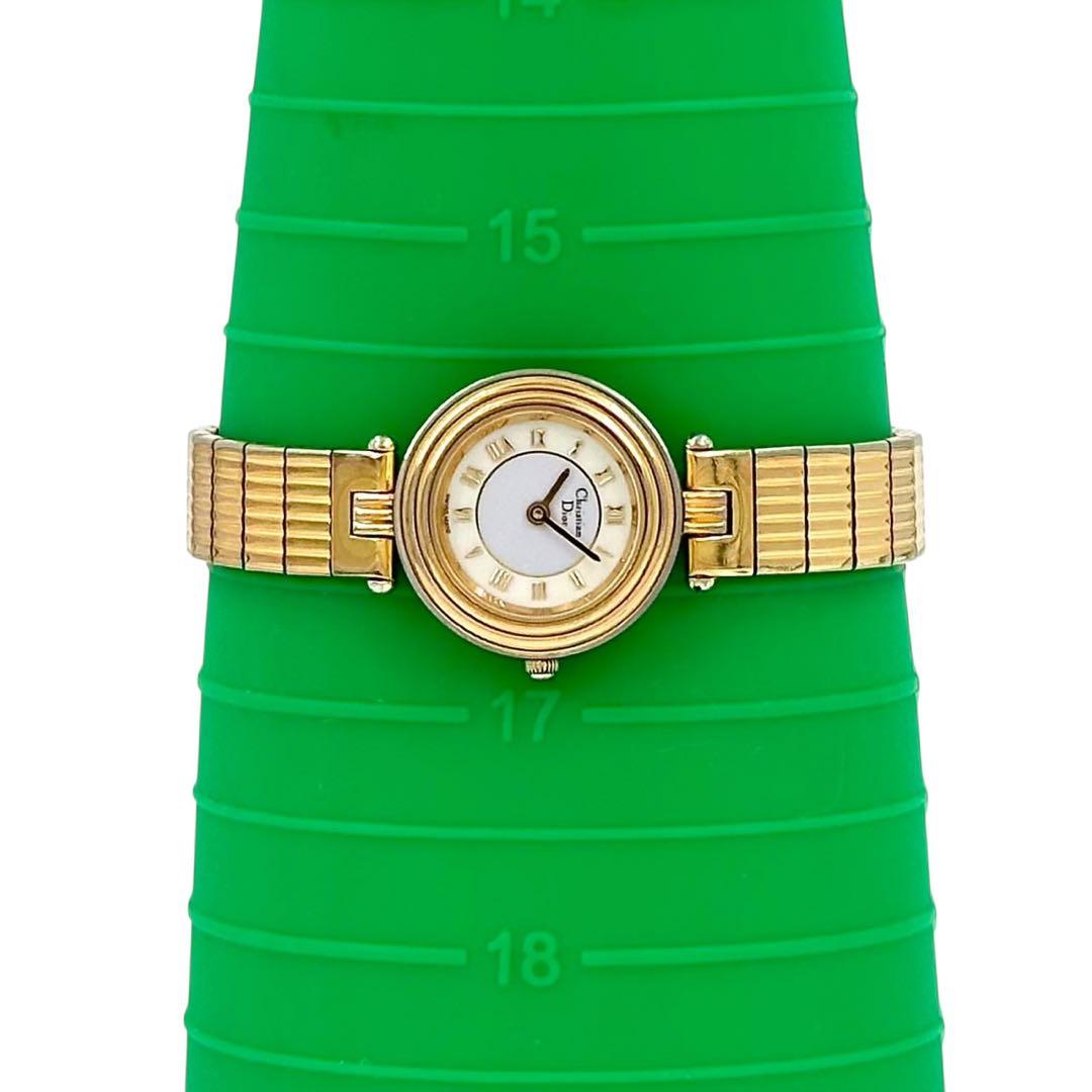 ディオール 腕時計　クオーツ　ゴールド　3051 レディース　ラウンド