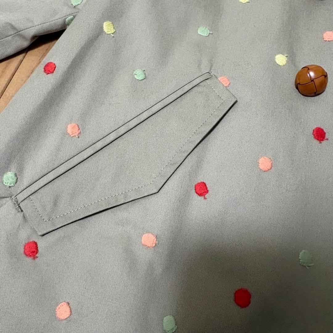 未使用！タグ付き nesessaire ネセセア ドット トレンチコート