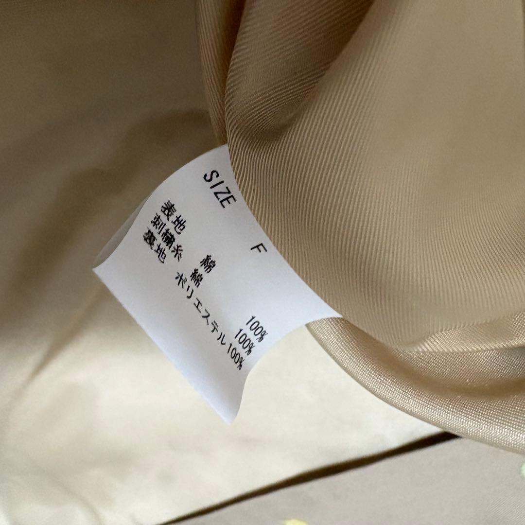 未使用！タグ付き nesessaire ネセセア ドット トレンチコート