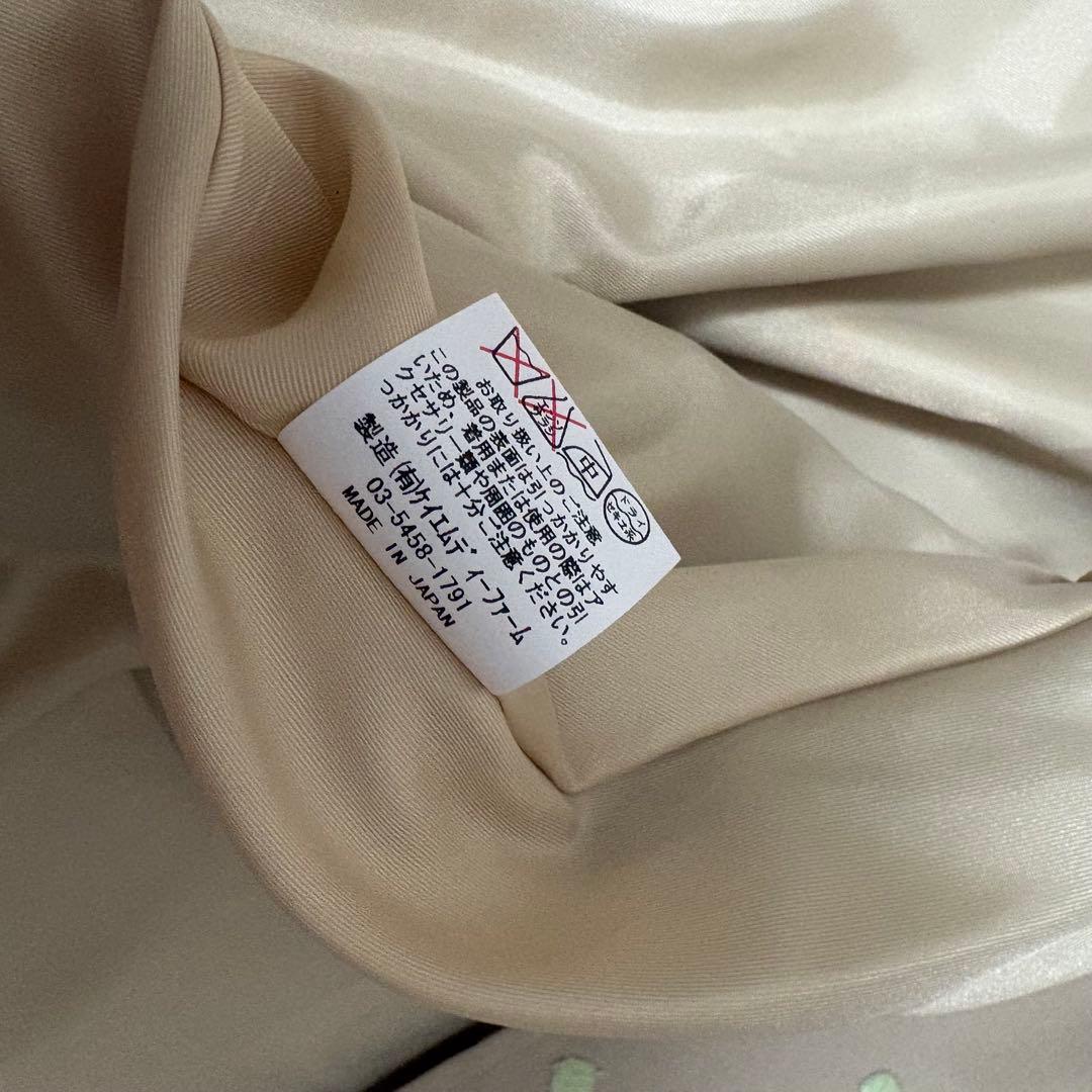 未使用！タグ付き nesessaire ネセセア ドット トレンチコート