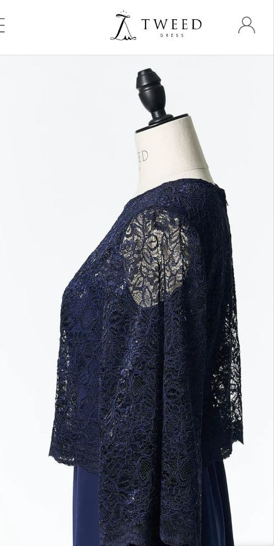 TWEED マザードレス（バック・ヘアアクセサリー付き）