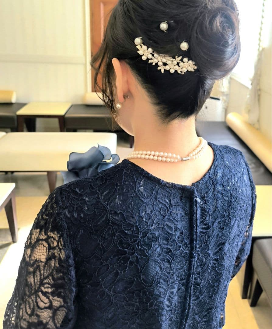 TWEED マザードレス（バック・ヘアアクセサリー付き）