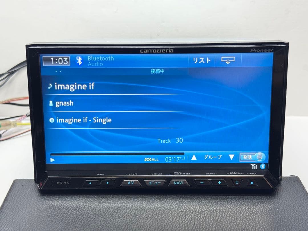 タッチパネル新品 AVIC-ZH77 2021年地図 新品ファン カロッツェリア