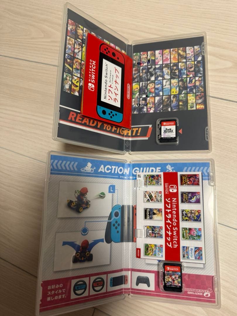 Switchソフト 二本セット スマブラ マリオカート