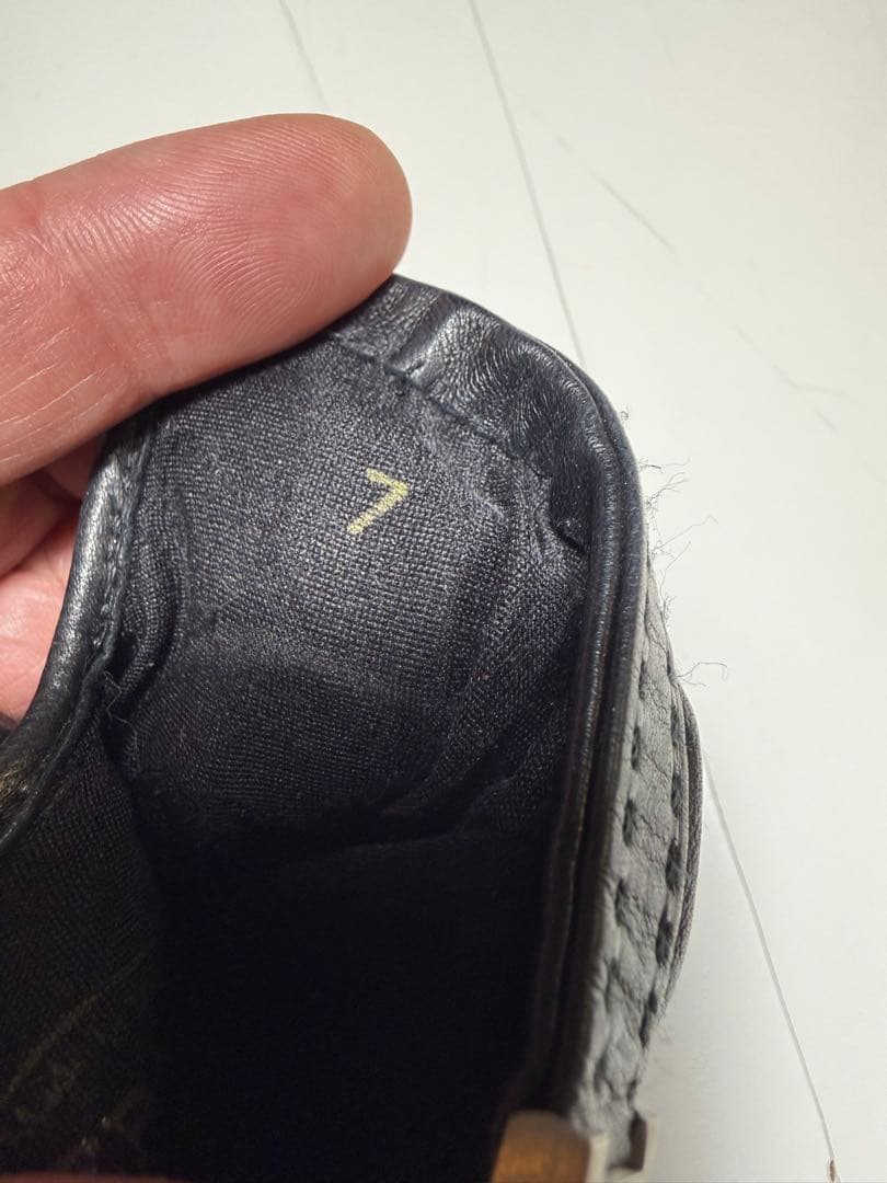 エルメス⭐︎レザー手袋 ブラック サイズ7 ⭐︎HERMES