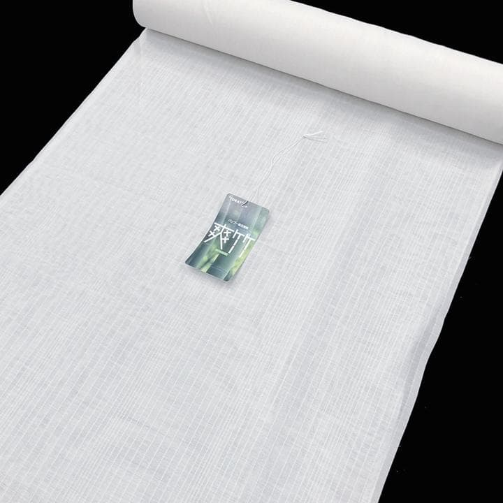 新品　未使用品　東レ　洗える長襦袢　さらら　爽竹　セオα　紗　反物　日本製　襦袢