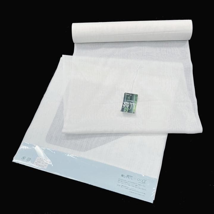 新品　未使用品　東レ　洗える長襦袢　さらら　爽竹　セオα　紗　反物　日本製　襦袢