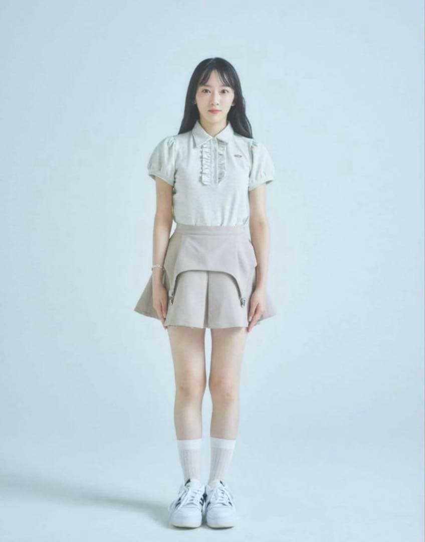 Lure you in パフフリルポロシャツ 越智ゆらの