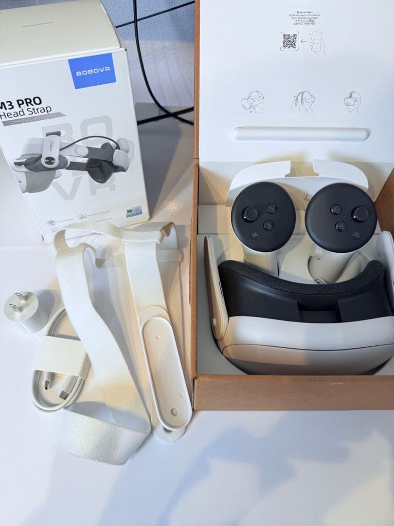 【ほぼ新品】 Quest3 512GB+M3 PRO HeadStrap