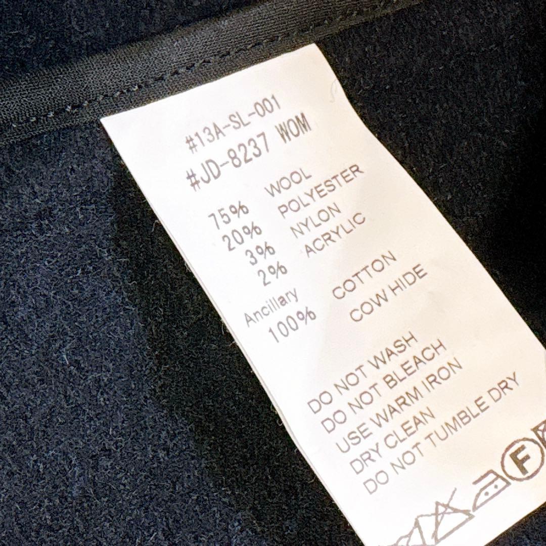 ほぼ未使用✨　danton ピーコート　ウール　ネイビー　42