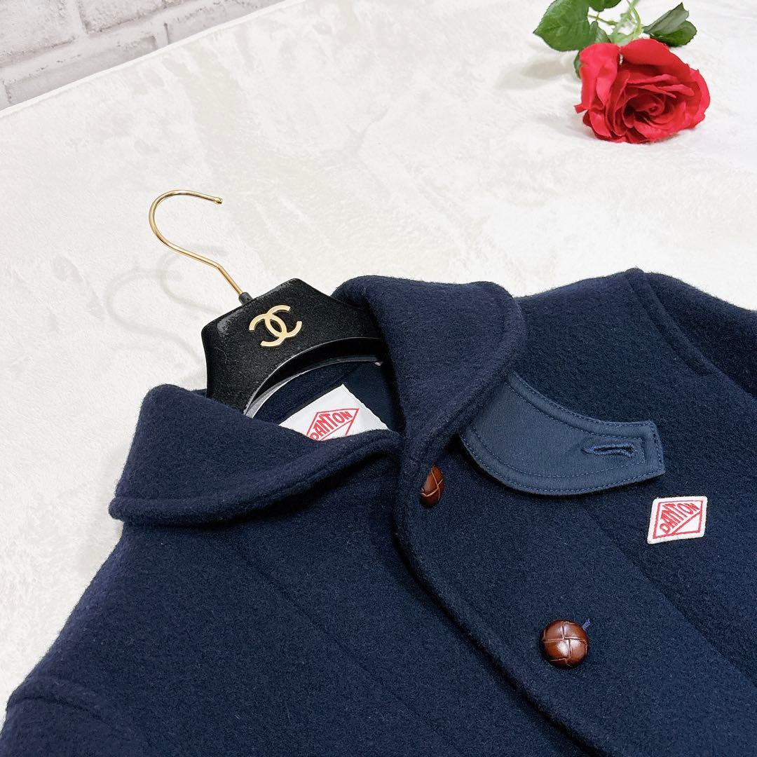 ほぼ未使用✨　danton ピーコート　ウール　ネイビー　42