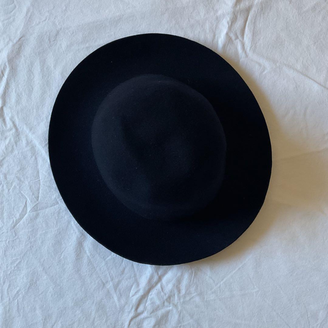 オレンジ　COMME des GARCONS SHIRT 帽子