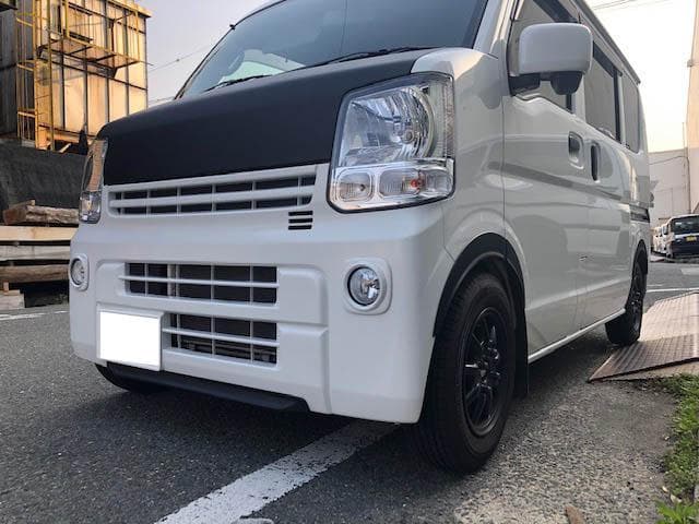 EVERY　エブリィバン　DA17V専用　フロントリップ　チンスポ　ABS