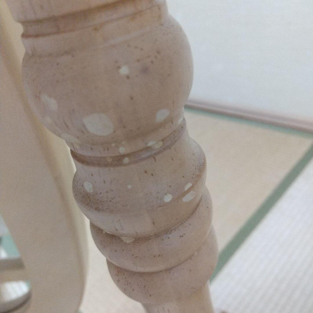 スタンドミラー、オーバル型、木製、アンティーク調、姿見、