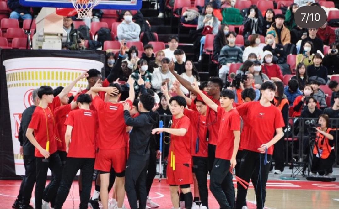 Mizuno レッド Tシャツ HIGASHIYAMA BASKETBALL