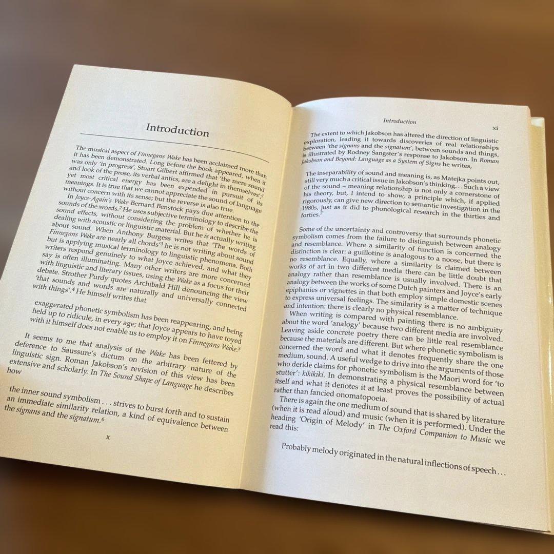 洋書 The Sound of Finnegans Wake: Peter Myers