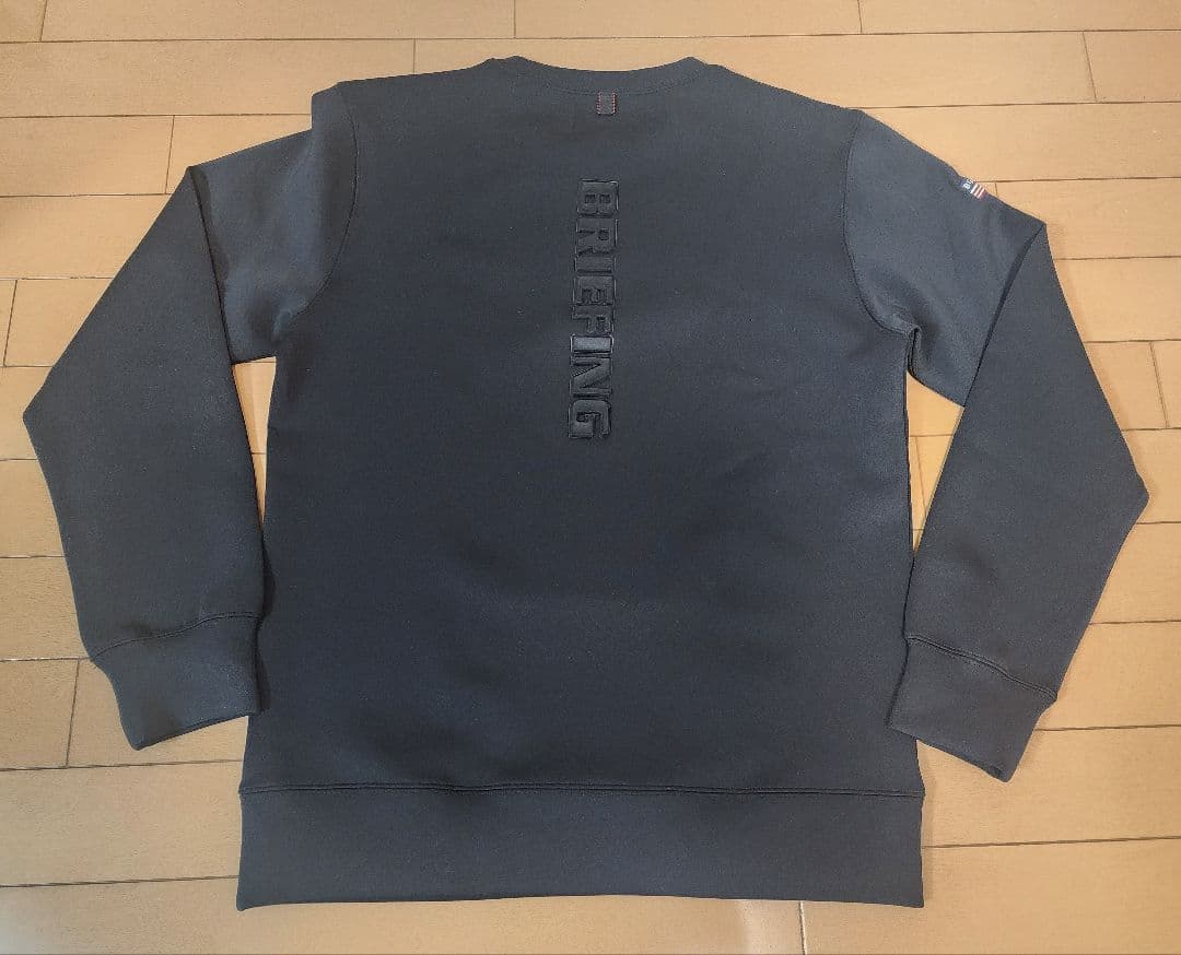 BRIEFING MENS 3D LOGO CREW NECK 黒M 新品未使用