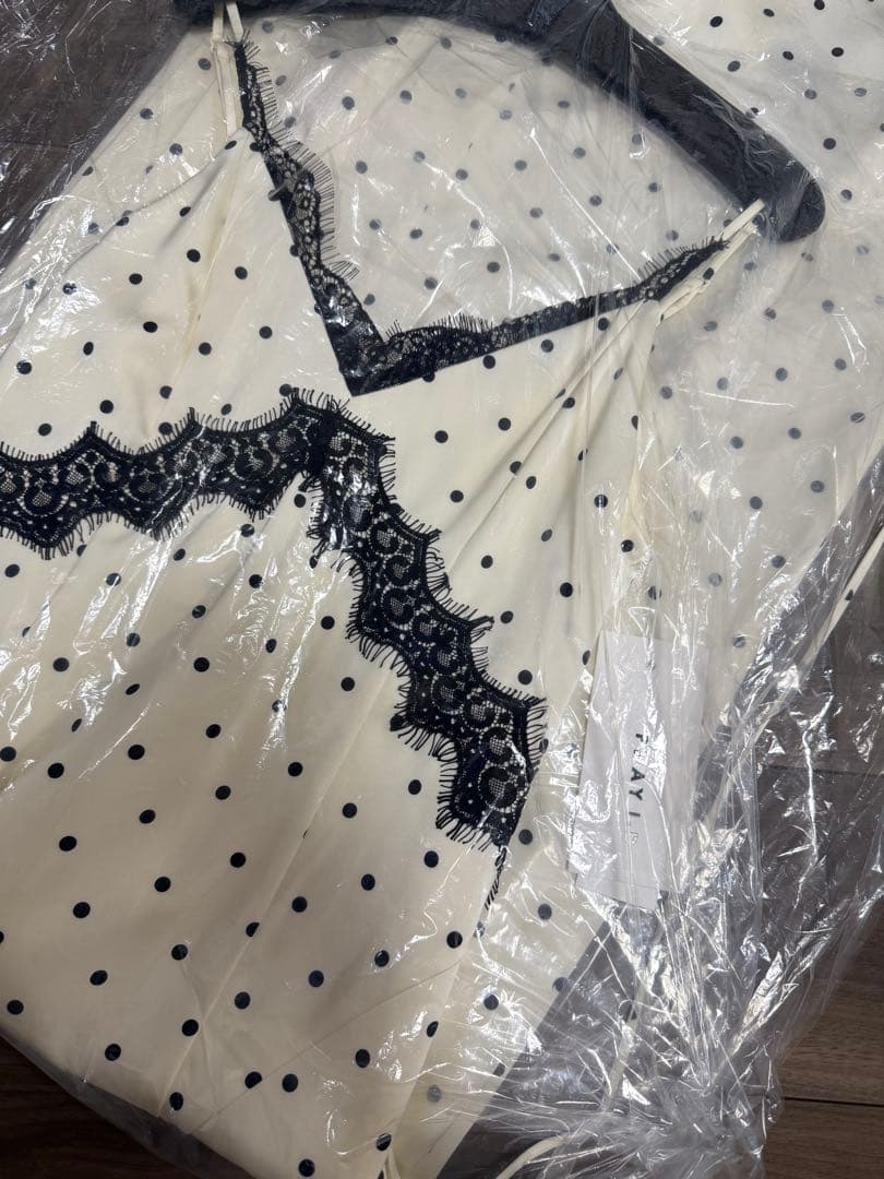 【新品未使用】FRAYID レーストリムキャミワンピース