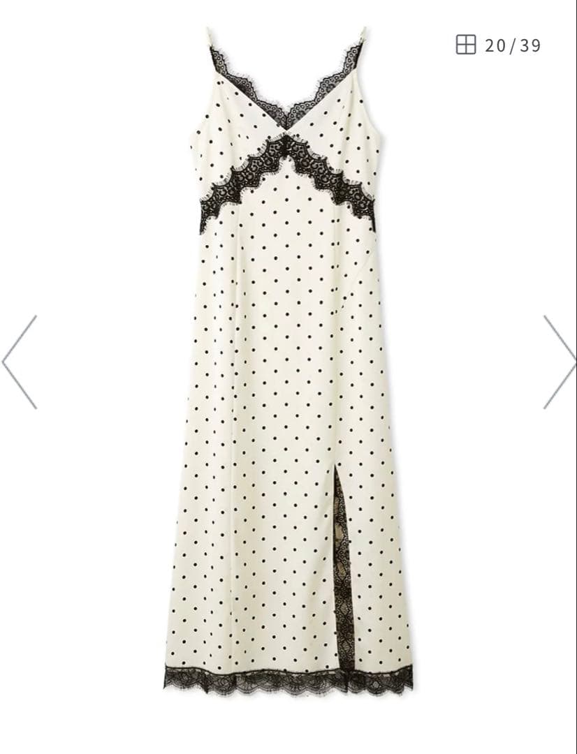 【新品未使用】FRAYID レーストリムキャミワンピース