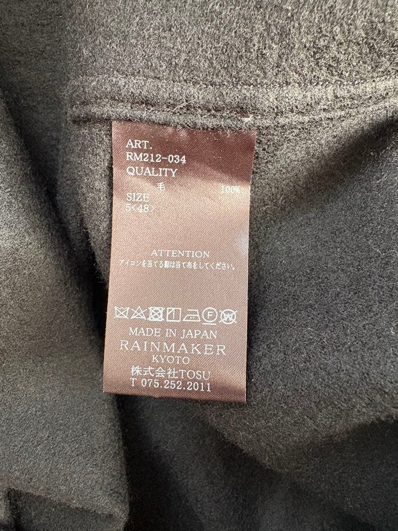 RAINMAKER　COMPRESSED WOOL JACKET カバーオール