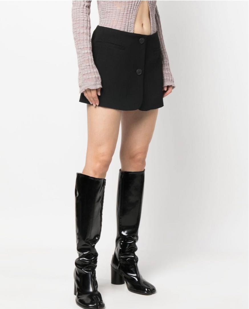 23aw新作 acne テーラード ミニ スカート