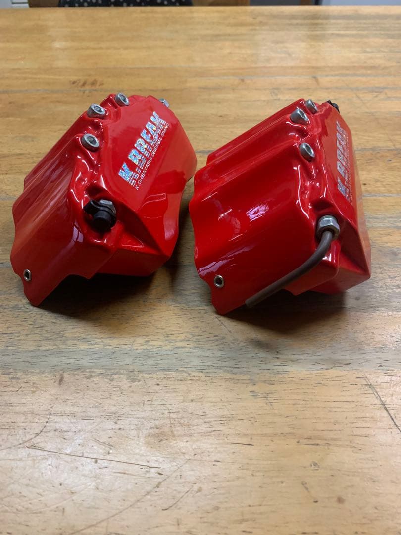 K.BREAK レッドブレーキキャリパー 4個セットアルファード20系