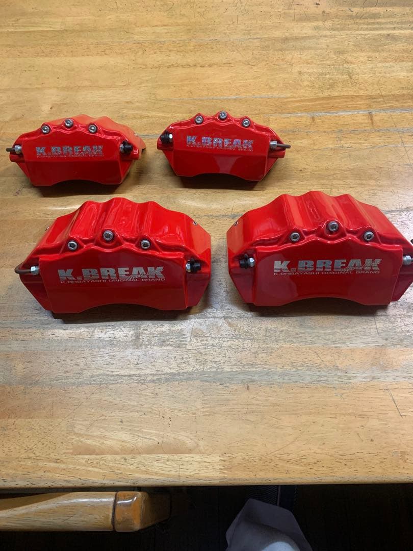 K.BREAK レッドブレーキキャリパー 4個セットアルファード20系