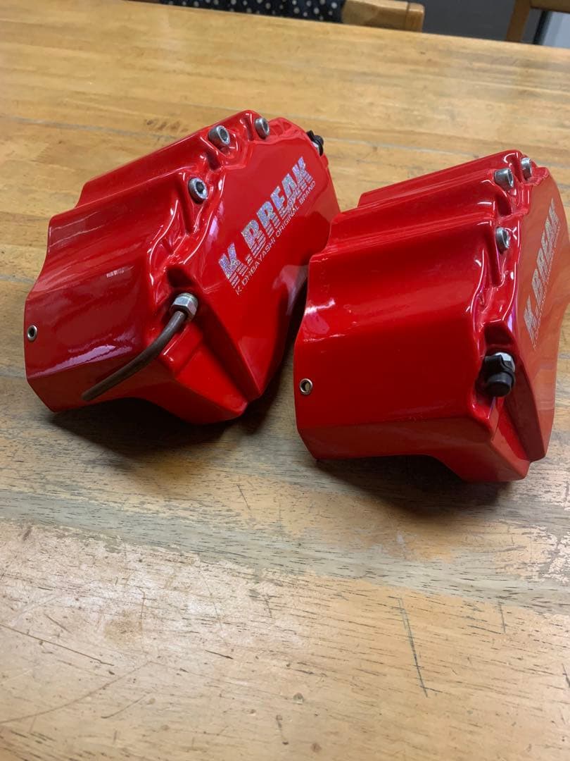 K.BREAK レッドブレーキキャリパー 4個セットアルファード20系