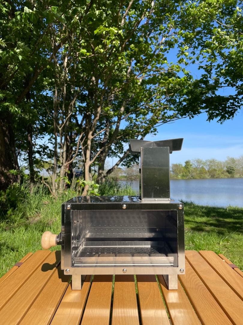 ミニ薪ストーブ ステンレス製 収納バッグ付き コンパクト