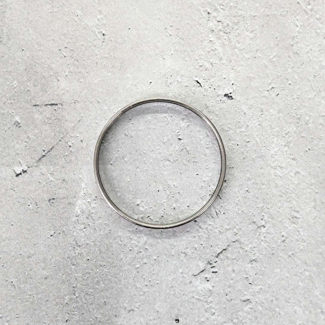 HERMES エルメス カレーシュPM シルバー 白 エナメル