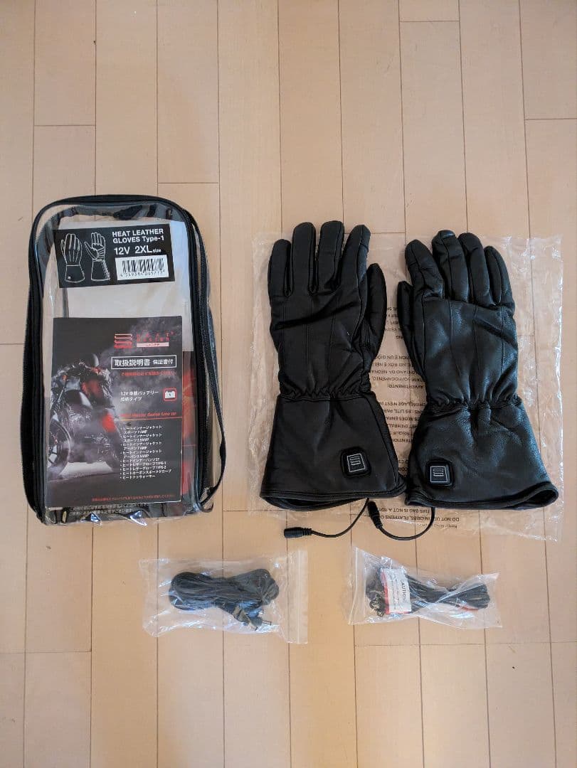 えんぴつ　ヒートマスターType1 電熱グローブ 2XL