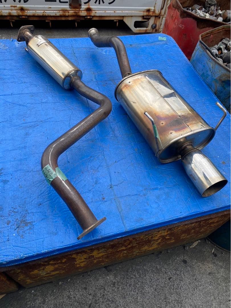 ★リアピースのみ★ホンダ　ストリーム　RN3 タナベステンレスマフラー