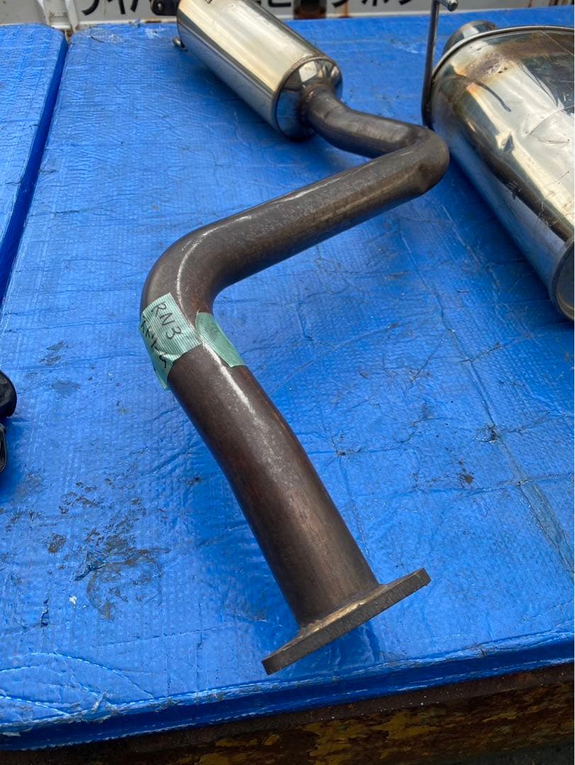 ★リアピースのみ★ホンダ　ストリーム　RN3 タナベステンレスマフラー