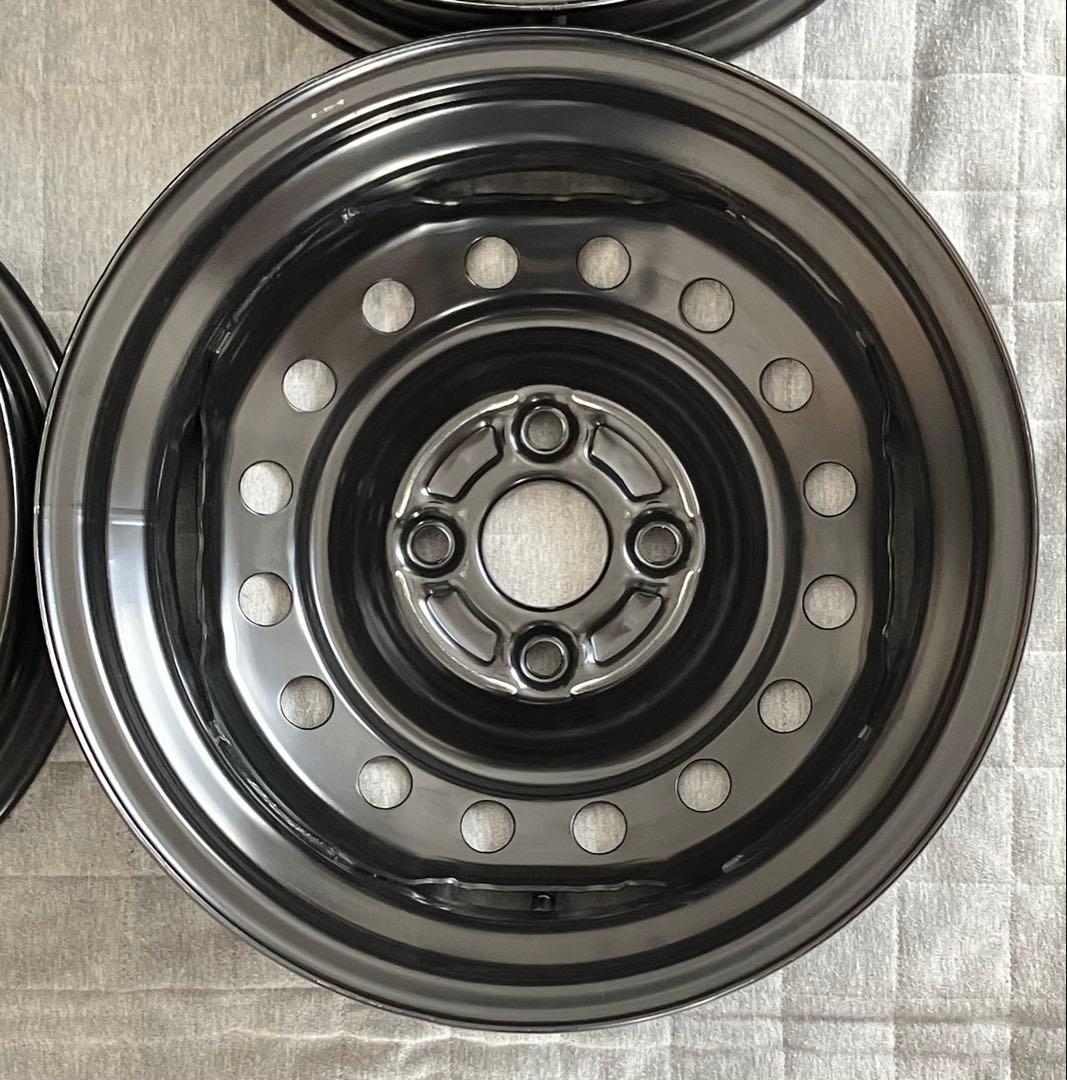 新車外し ダイハツ 純正 14インチ 4本 スチールホイール ミライース ムーヴ