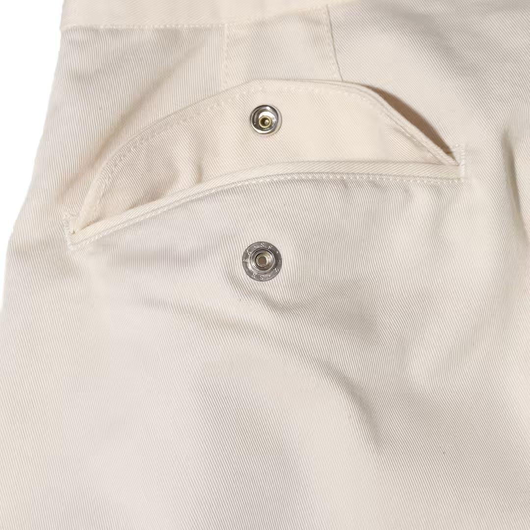 パンツ Stretch Twill Wide Tapered Pants 36